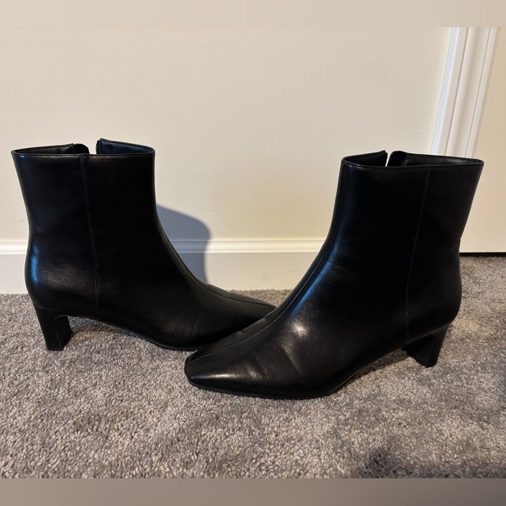 a new day Black Ankle Booties